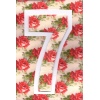 Red Rose Table Number